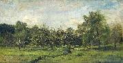 Charles-Francois Daubigny Orchard Spain oil painting artist